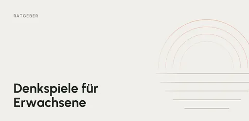Titelgrafik: Ratgeber – Denkspiele für Erwachsene